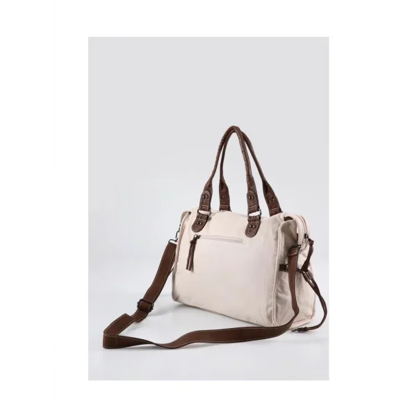 Muert Bej Cilt Omuz Askılı El Çantası