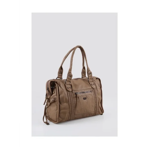 Muert Vizon Cilt Omuz Askılı El Çantası