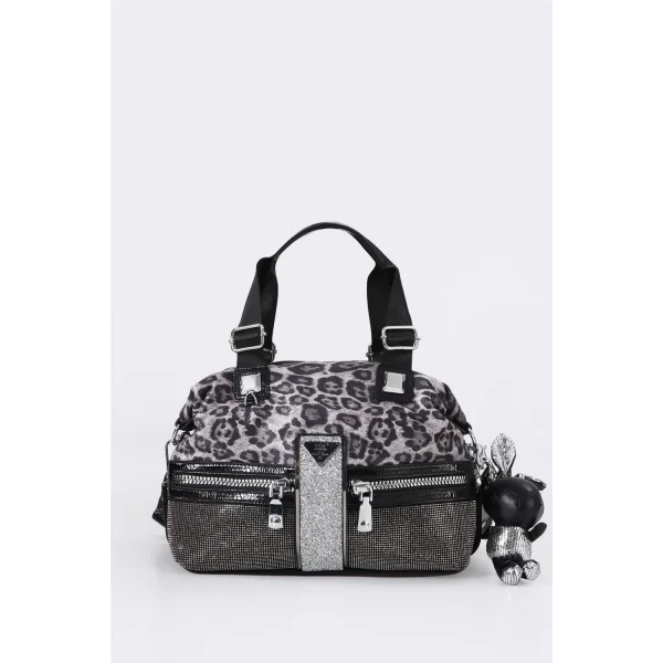 Olza Siyah Cilt Omuz Çantası