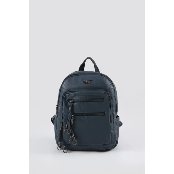 Owert Siyah Cilt Sırt Çantası