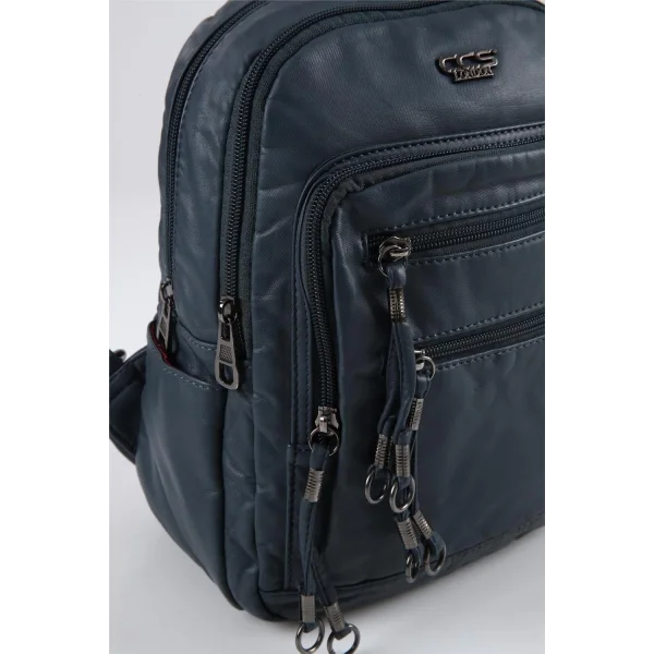 Owert Siyah Cilt Sırt Çantası