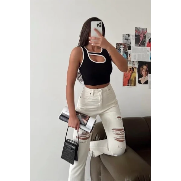 Pencereli kaşkorse crop