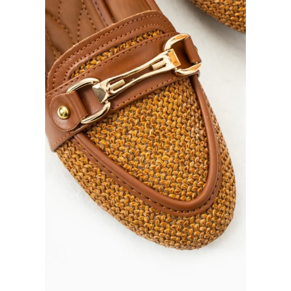 Rain Taba Cilt Babet Ayakkabı