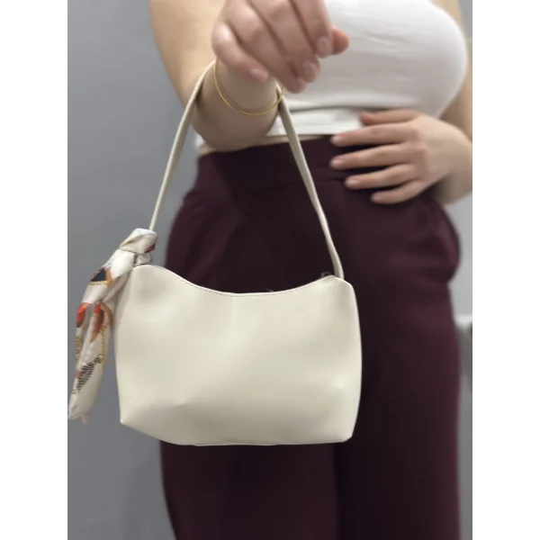 Riwan krem cilt çanta