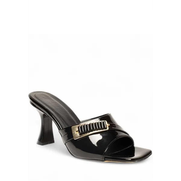 Sief Siyah Rugan Topuklu Terlik