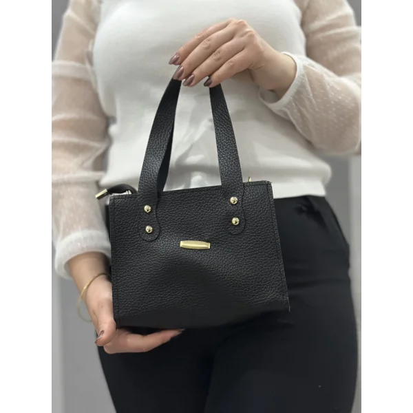 Siyah cilt limoe çanta