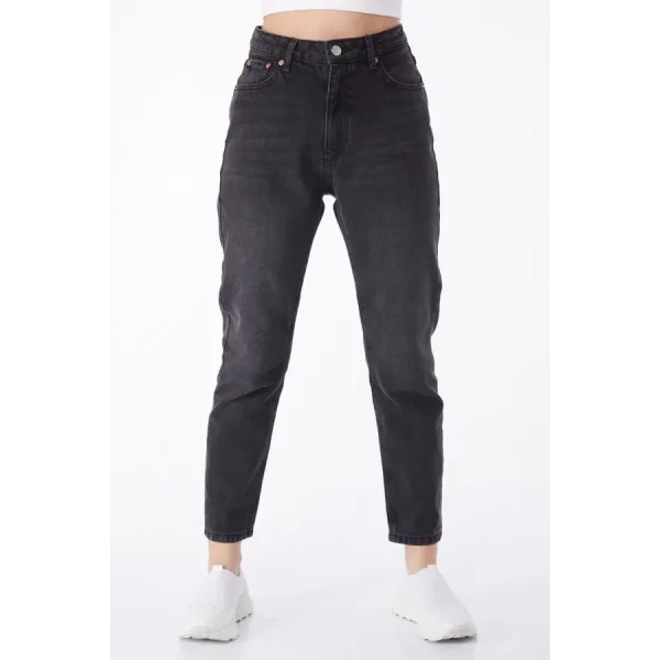 Slimfit mom jeans pantolon