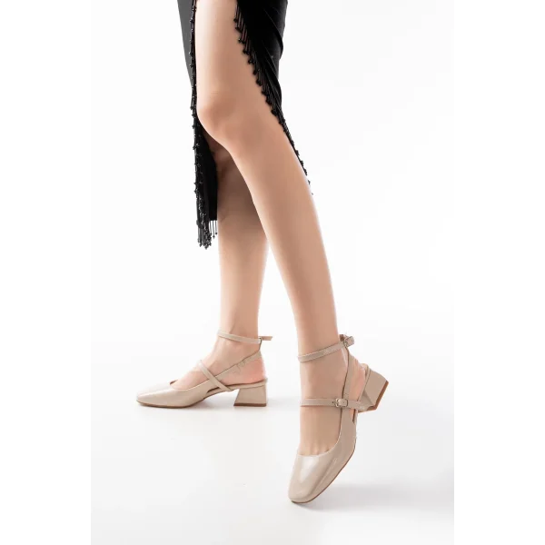 ST-003 Ten Rugan Günlük 4 cm Topuklu Bayan Ayakkabı