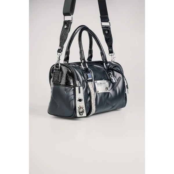 Stella Siyah Cilt Omuz Çantası