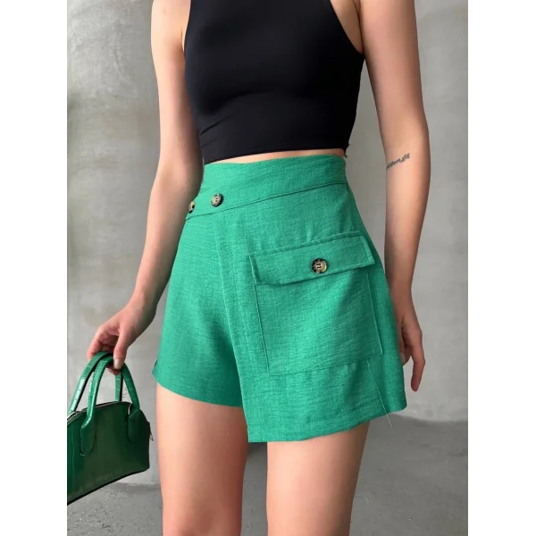 Tek cepli şort etek