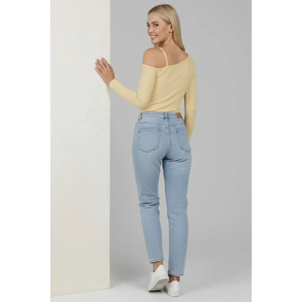 Tek Omuz İpli Bluz Sarı T4328