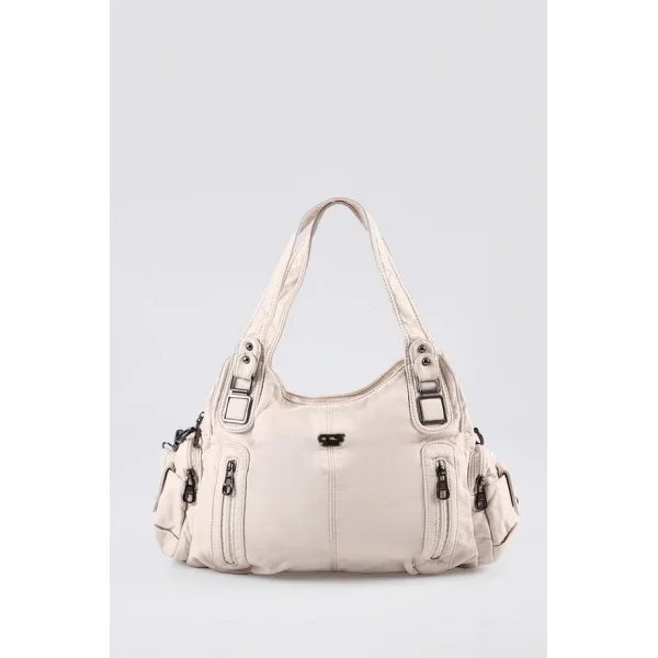 Tiwe Bej Cilt Omuz Çantası