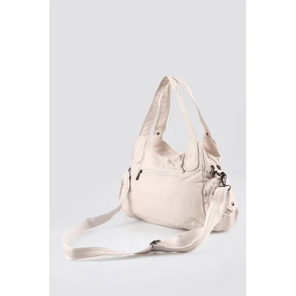 Tiwe Bej Cilt Omuz Çantası