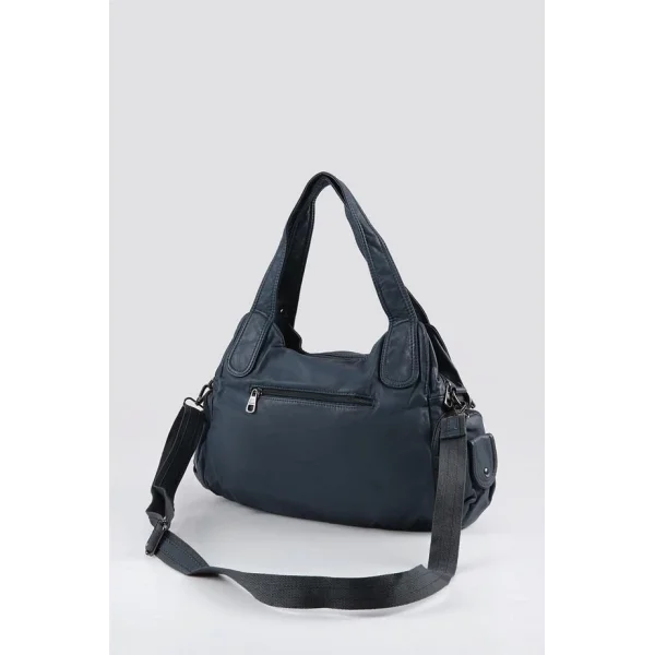 Tiwe Mavi Cilt Omuz Çantası