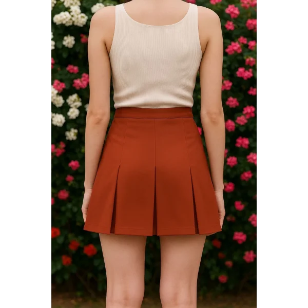 Üç pileli etek kremit w24815