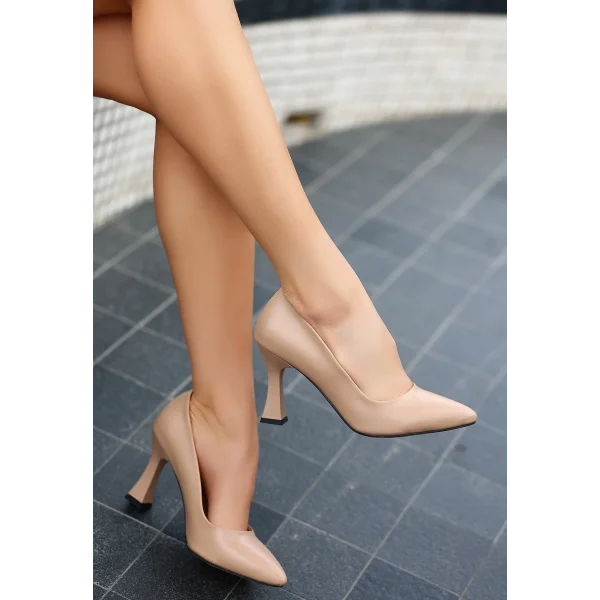 Ulba Nude Cilt Stiletto Ayakkabı