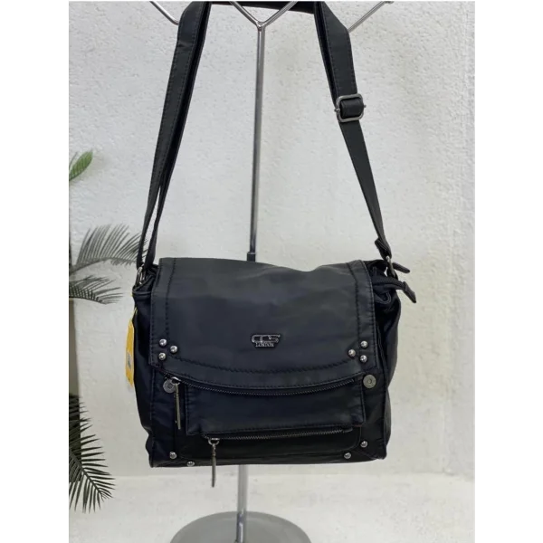 Witer Siyah Cilt Omuz Çantası