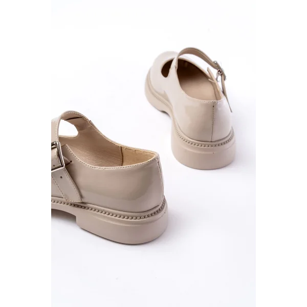 YSN-4444 Bej Rugan Günlük Bayan Ayakkabı