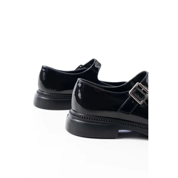 YSN-4444 Siyah Rugan Günlük Bayan Ayakkabı