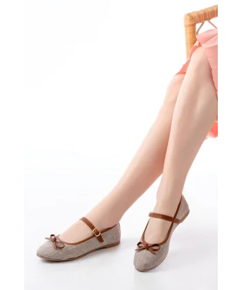 6321 Vizon Günlük Baret Tokalı Bayan Babet