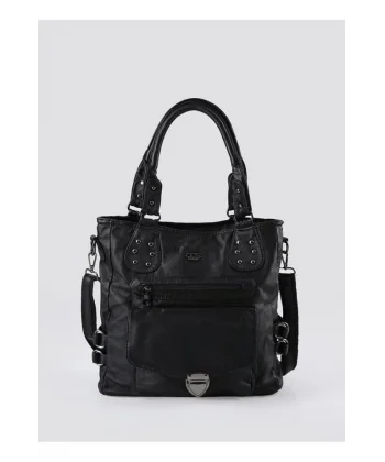 Asin Siyah Cilt Omuz Çantası