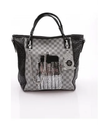 Avaj Siyah Cilt Omuz Çantası