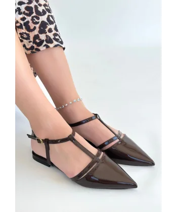 Canca Kahverengi Rugan Babet Ayakkabı