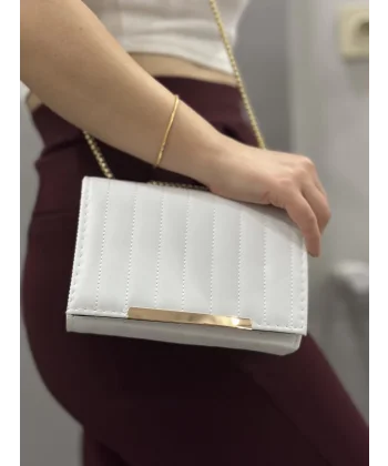 Cessi beyaz cilt çanta