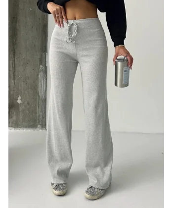 Fit comfort gri salaş pantolon A6011