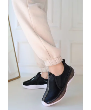 Hılly Siyah Paraşüt Spor Ayakkabı