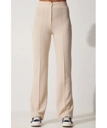 İthal krep kumaş palazzo pantolon