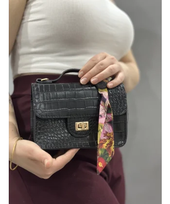 Jisse siyah cilt çanta