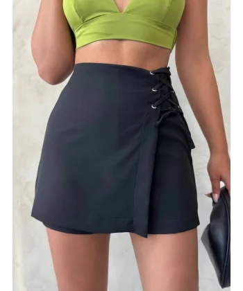 Kuş gözü şort etek s25819