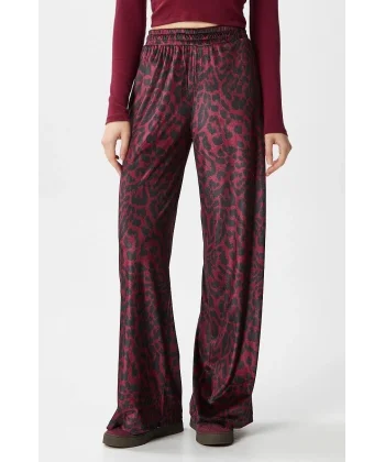 Leopar desen pantolon