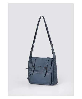 Liye Mavi Cilt Omuz Çantası