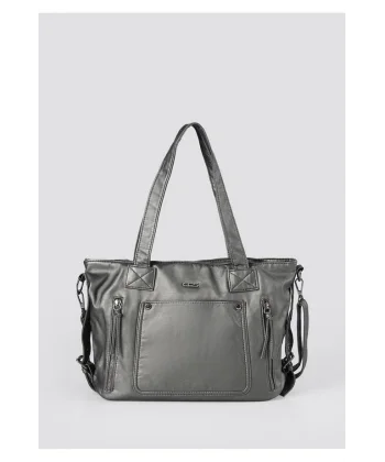 Lonti Platin Cilt Omuz Çantası