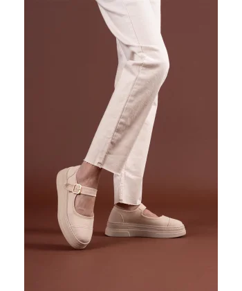 Lunni Bej Keten Spor Ayakkabı