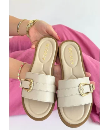 Orja Bej Cilt Terlik