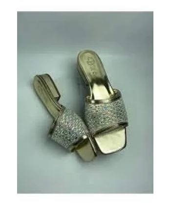 Ortu Gold Cilt İşlemeli Terlik