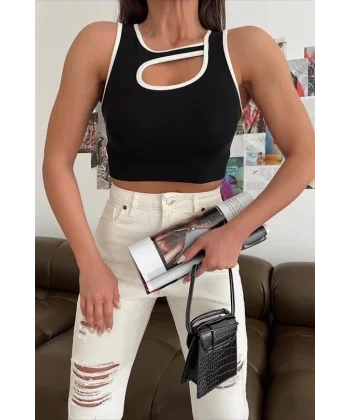 Pencereli kaşkorse crop