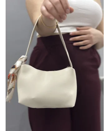 Riwan krem cilt çanta