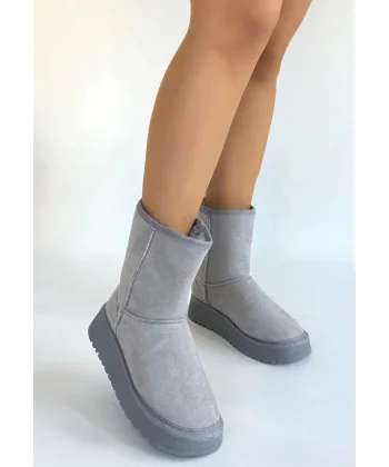 Sophia Gri Süet Bot