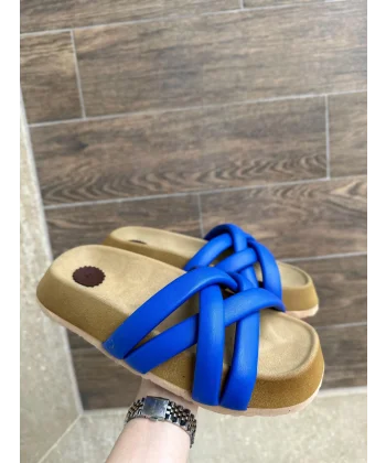 Tenda Mavi Cilt Terlik