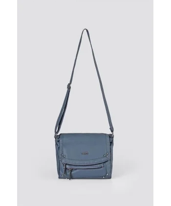 Witer Mavi Cilt Omuz Çantası