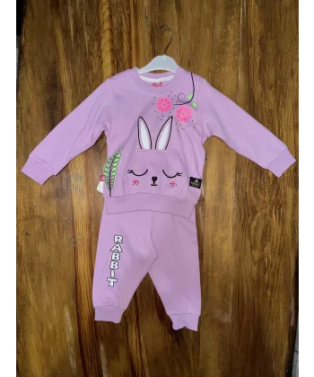 6-24 aylık tavşan baskılı lila
