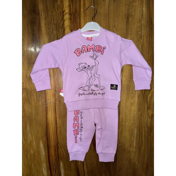 6-24 aylık bambi çocuk takımı lila