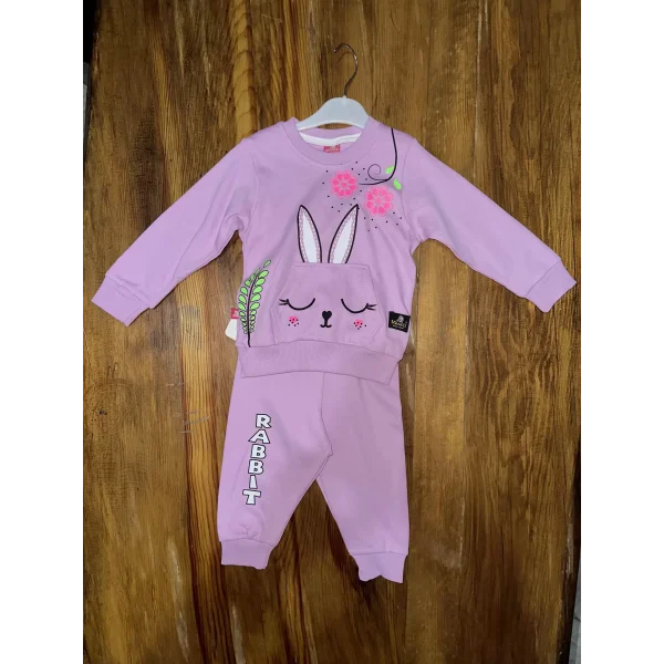 6-24 aylık tavşan baskılı lila