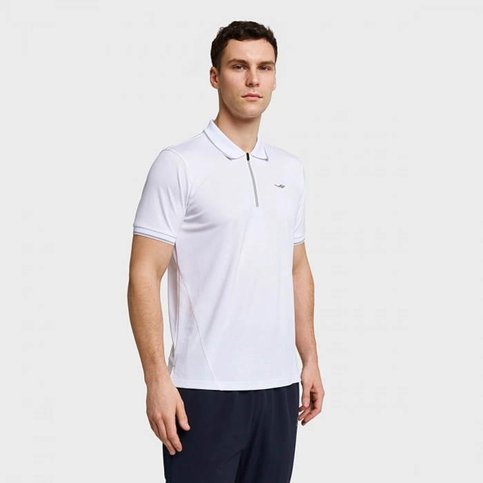 Lescon Erkek Kısa Kol Polo Yaka T-Shirt Beyaz 26B-1046