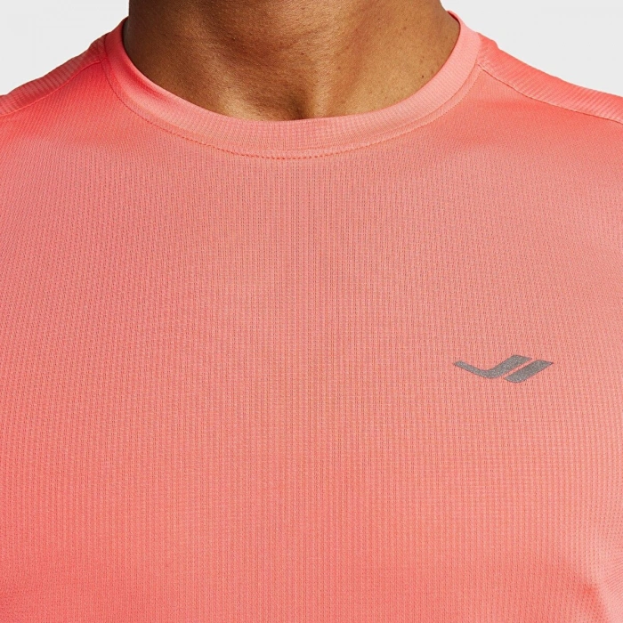 Lescon Erkek Koşu Kısa Kol T-Shirt Mercan 26B-1012