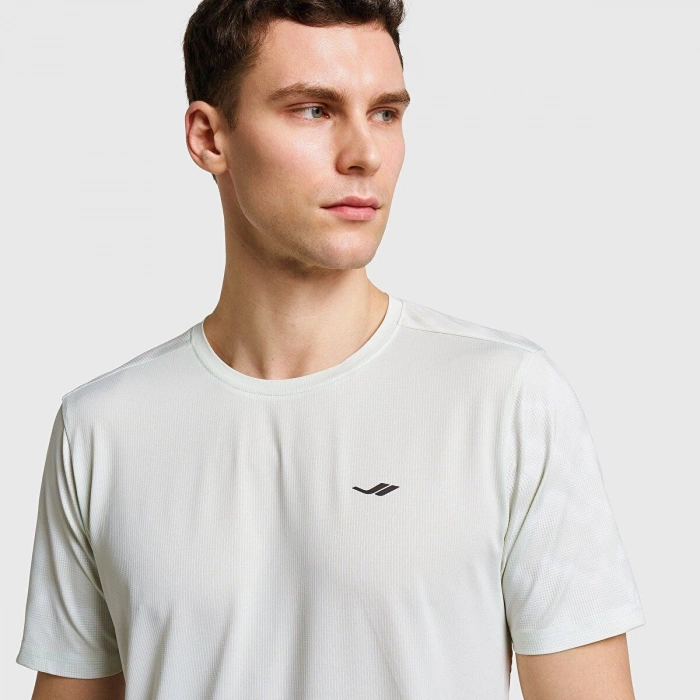 Lescon Erkek Koşu Kısa Kol T-Shirt Açık Yeşil 26B-1012